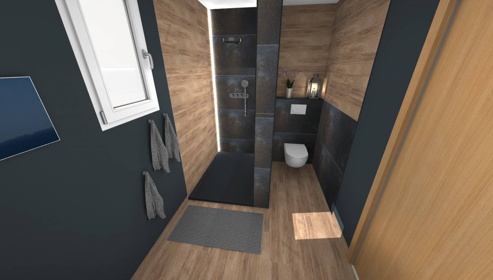 Plan 3D salle de bain Libourne