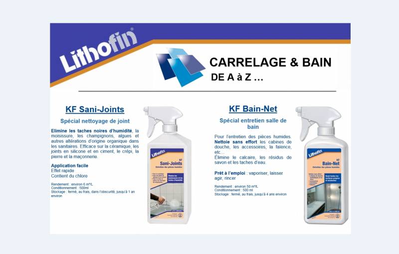 SANI-JOINT ET BAIN-NET PRODUITS D'ENTRETIEN SALLE DE BAIN