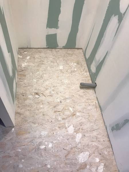 Pose de carrelage sur plancher bois en Gironde