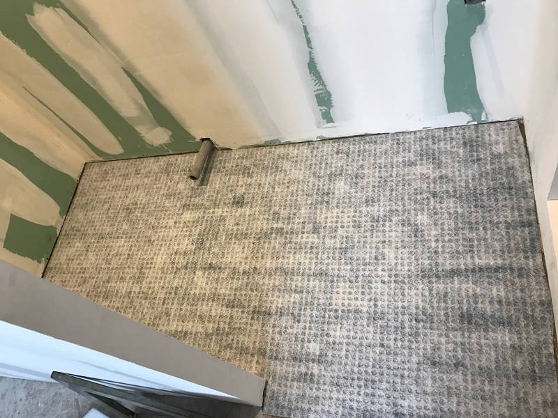 Pose de carrelage sur plancher bois en Gironde