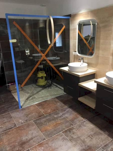 Notre zone d'activité pour ce service Plan 3D de salle de bain par un concepteur professionnel avec simulation des matériaux et équipements